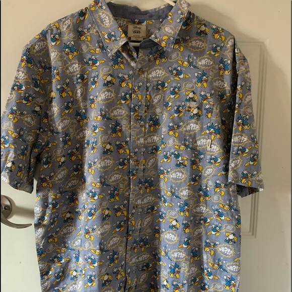 Van’s Disney Men’s Donald Duck bottom down shirt - Picture 1 of 4